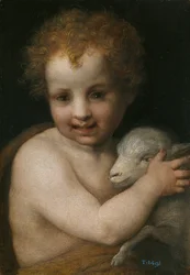 San Juan Bautista de niño
