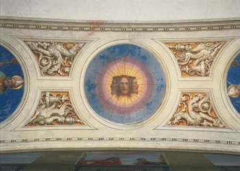 Trinidad y cuatro santos (Trinità e quattro Santi), de Andrea D