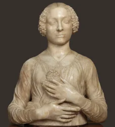 Dama con un ramo, ca 1475