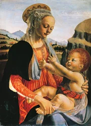 Madonna y el Niño, circa 1470