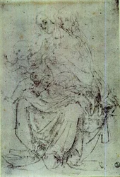 Estudio de una Madonna y Niño