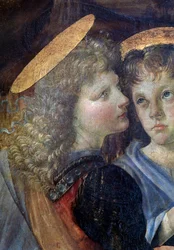 El bautismo de Cristo (detalle)