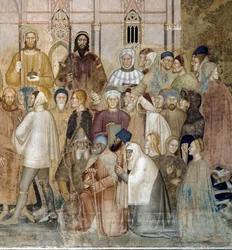 El triunfo de la Iglesia Católica (Detalle de fresco)