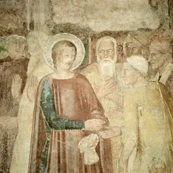 (detalle) de San Ranieri en Tierra Santa, mediados del siglo XIV