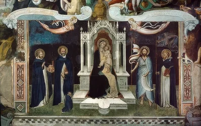 Madonna entronizada. 1370