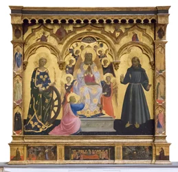 Virgen de la Cintola con santa Catalina y Francisco