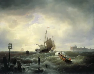 La entrada al puerto de Hellevoetsluys