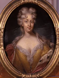Retrato de Friederike Elisabeth von Sachsen-Marksuhl