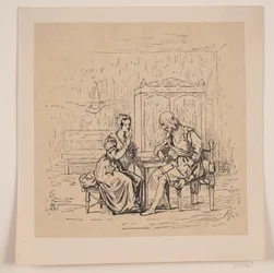 Ilustración para la canción de Niels Ebbesen