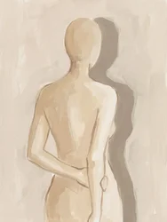 Figura femenina serena