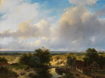 Paisaje holandés con vistas a Haarlem