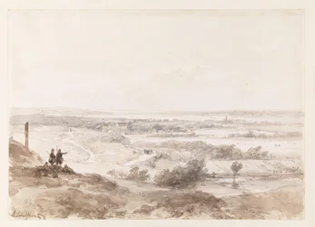 Una vista lejana de Noordwijk
