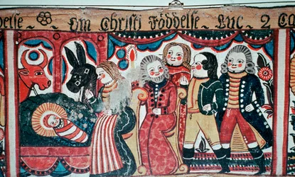 Natividad de Cristo con los tres magos
