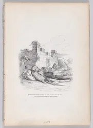 Cuando dormía al sol... de Escenas de la vida privada y pública de..., ca. 1837-47