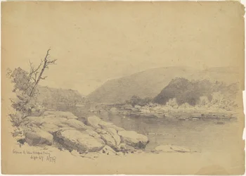 Río Potomac debajo de Harper