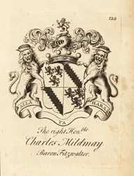 Escudo de armas del Muy Honorable Charles Mildmay