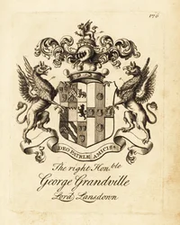 Escudo de armas del Muy Honorable George Grandville, Lord Lansdown
