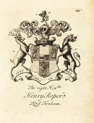Escudo de armas del Muy Honorable Henry Roper, Lord Tenham
