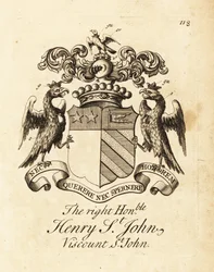 Escudo de armas del Muy Honorable Henry St