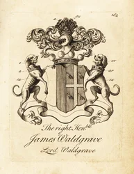 Escudo de armas del Muy Honorable James Waldgrave, Lord Waldgrave