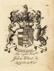 Escudo de armas del Muy Honorable John West