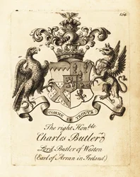 Escudo de armas del Muy Honorable Teniente General Charles Butler