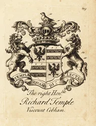 Escudo de armas del Muy Honorable Richard Temple