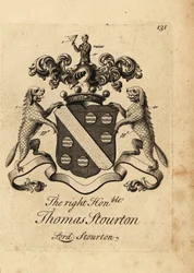 Escudo de armas del Muy Honorable Thomas Stourton