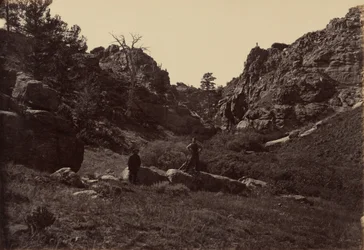 Lámina 10. Puerta del Diablo, Dale Creek Canon,1869 (foto)
