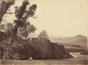 Lámina 20. Nacimiento del río Laramie,1869 (foto)