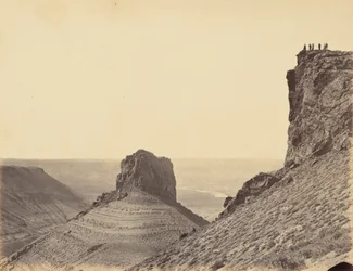 Lámina 23. En las montañas de Green River,1869 (foto)
