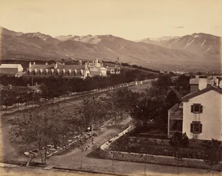 Lámina 47. Residencia de Brigham Young, 1869 (foto)