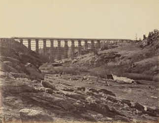 Lámina 7. Dale Creek Bridge, Vista general,1869 (foto)