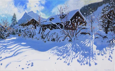 Nieve fresca, Morzine Village, 2015
