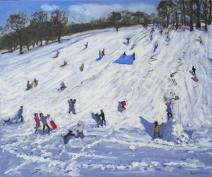Gran muñeco de nieve, Chatsworth, 2012