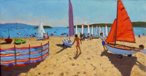 Sacando el Barco, Abersoch, 2016