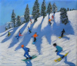 Esquiadores, Lofer, 2010