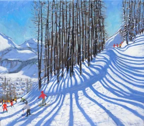 Esquí en La Daille, Tignes, Francia