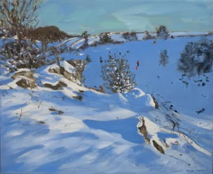 Sledgers,Youlgrave (óleo sobre lienzo)