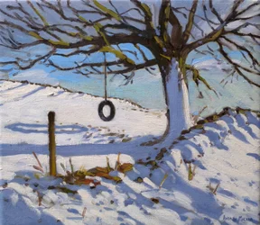 El columpio, 2011 (óleo sobre lienzo)