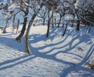 Invierno, Ladmanlow, 2010 (óleo sobre lienzo)
