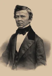 Retrato del poeta Vladimir Grigoryevich Benediktov 1807-1873, 1870