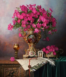 Petunias y una carta de amor