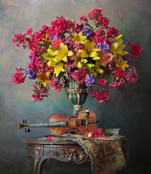 Una vibrante melodía floral