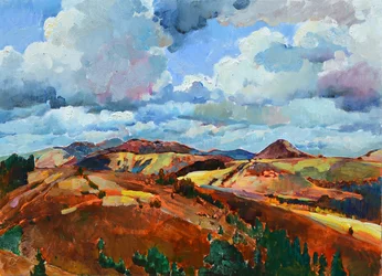 Espectacular vista de las montañas