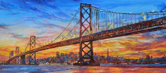 El puente Sunset de San Francisco