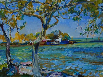 Barcos Sunny Riverbank