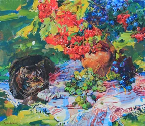Gato atigrado: Cosecha de otoño