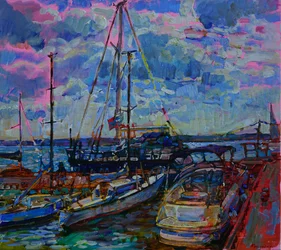 Barcos de Vibrant Harbor