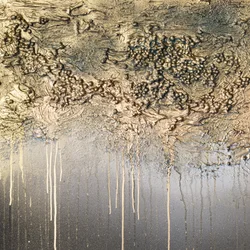Gotas de textura dorada